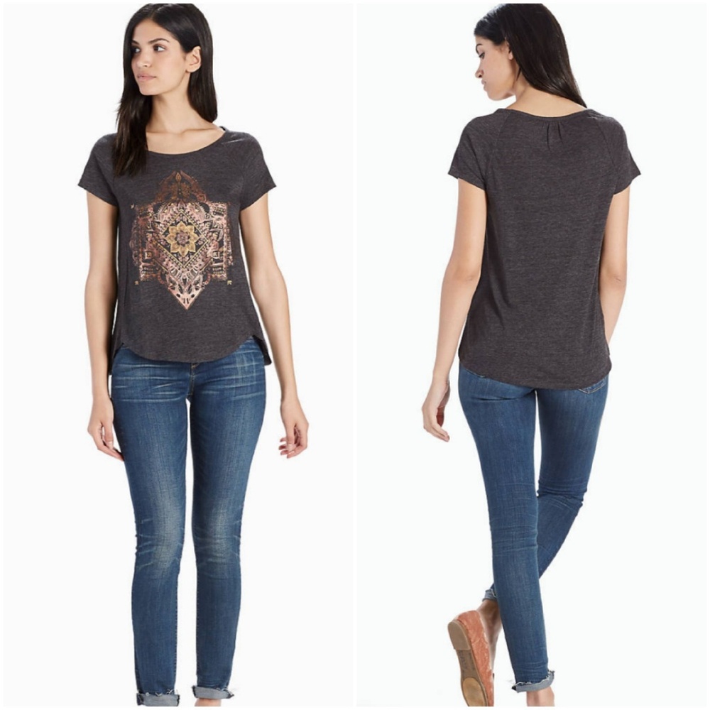 NWOT Lucky Brand Women's Egyptian Mono Tee